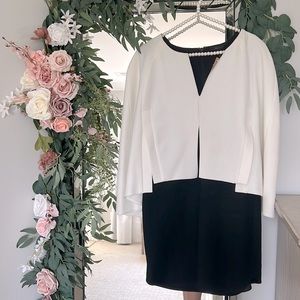 BCBG cape dress